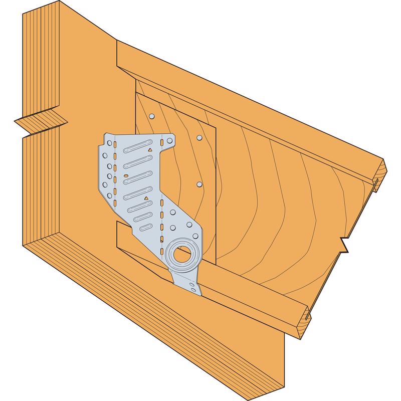 Simpson Strong-Tie 9.13 in. H X 1.56 in. W 18 Ga. Steel Joist Hanger