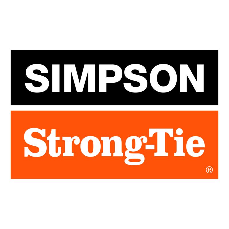 Simpson Strong-Tie Outdoor Accents 8.25 in. H X 8.25 in. W X 3 in. D Black Steel Inside L Strap Brac