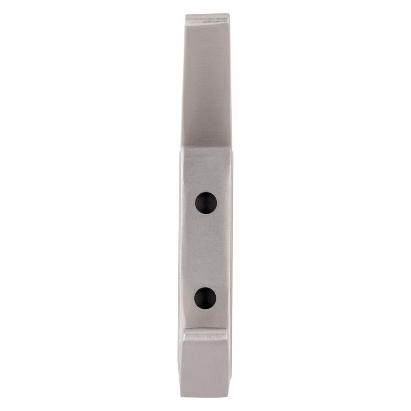 National Hardware Reed Large Satin Nickel Steel 4-3/4 in. L Hook 25 lb