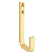 National Hardware Reed Medium Brushed Gold Steel 4 in. L Hook 60 lb