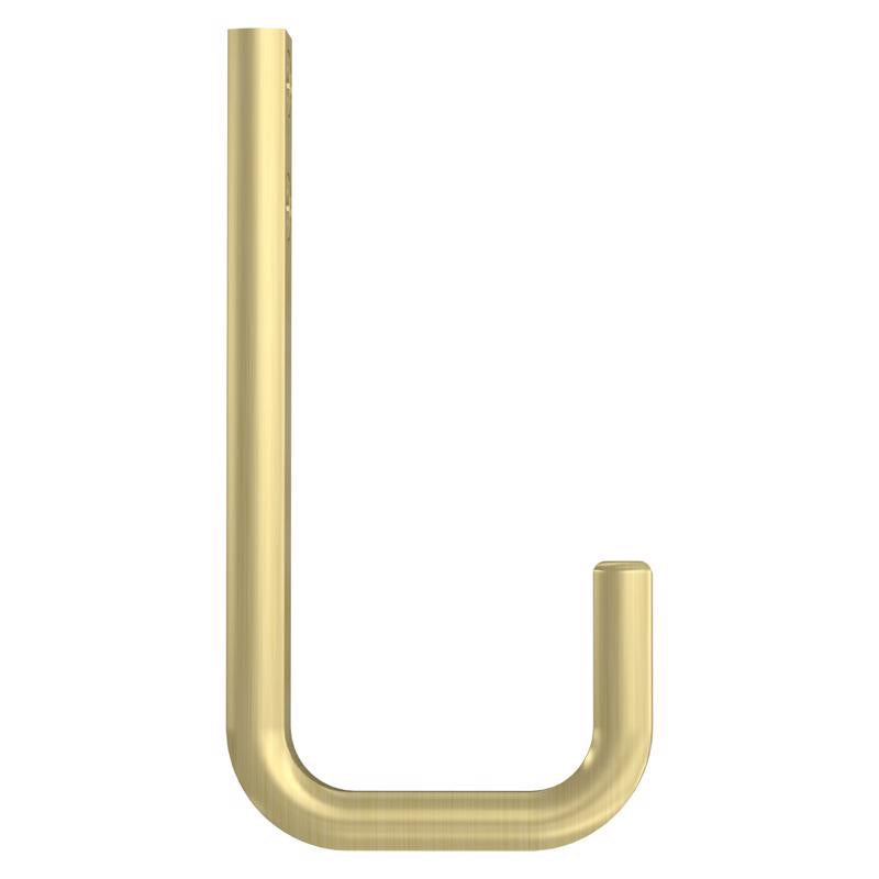 National Hardware Reed Medium Brushed Gold Steel 4 in. L Hook 60 lb