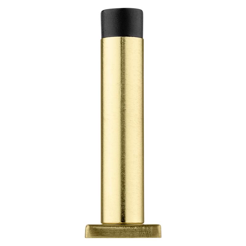 National Hardware Reed 1 in. W X 3 in. L Aluminum Brushed Gold Door Stop Mounts to door and wall 1 i