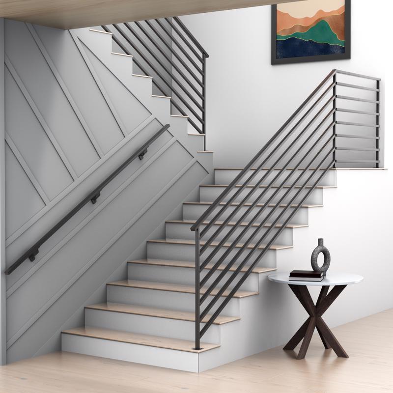 National Hardware Cooper Black Zinc Handrail Bracket 3 in. L 200 lb