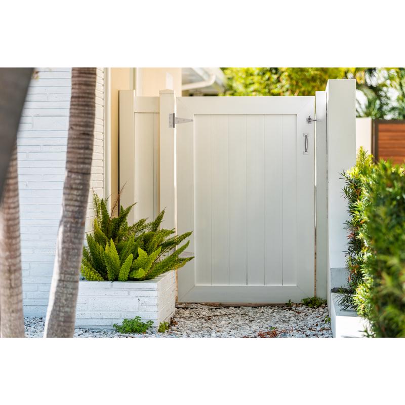 National Hardware Galvanized Silver Steel T-Hinge Gate Kit