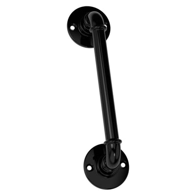 National Hardware 10.5 in. L Black Steel Gate Handle