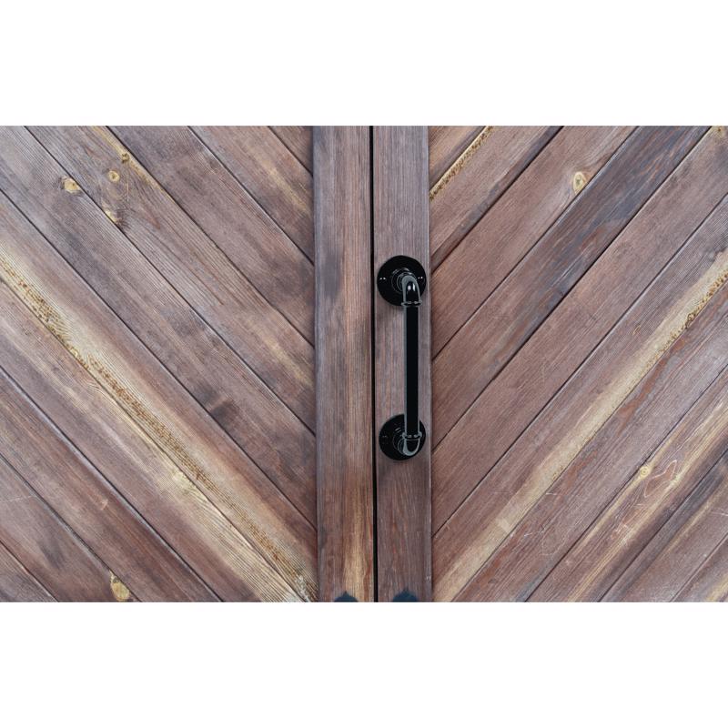 National Hardware 10.5 in. L Black Steel Gate Handle