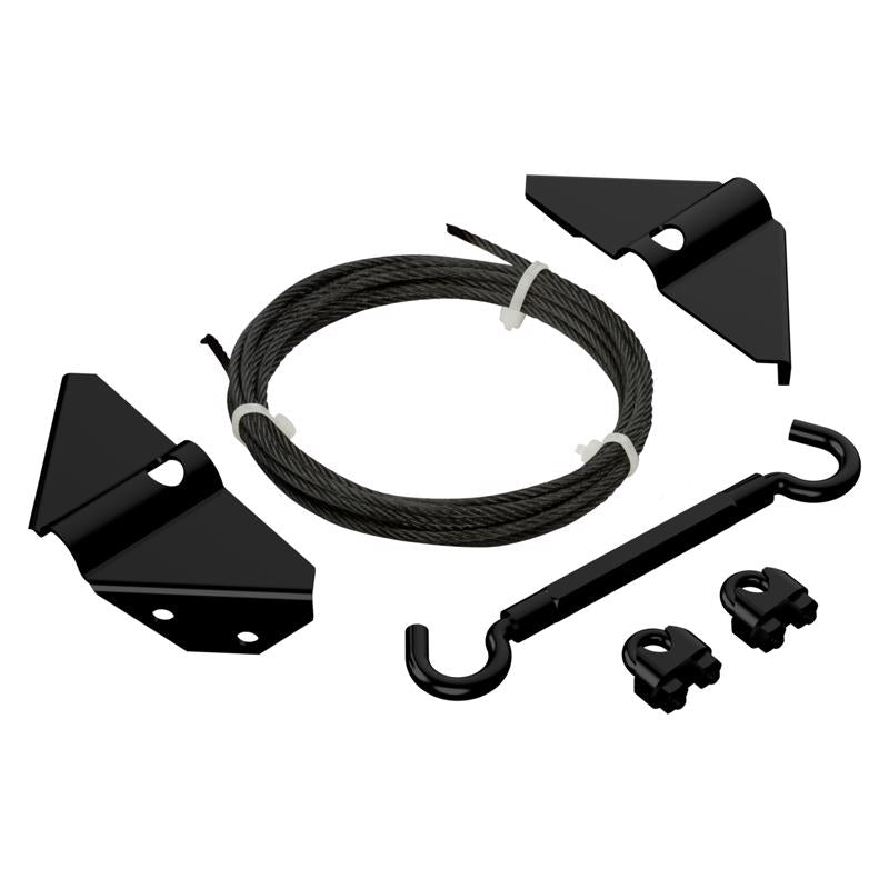 National Hardware Black Steel Anti-Sag Gate Kit