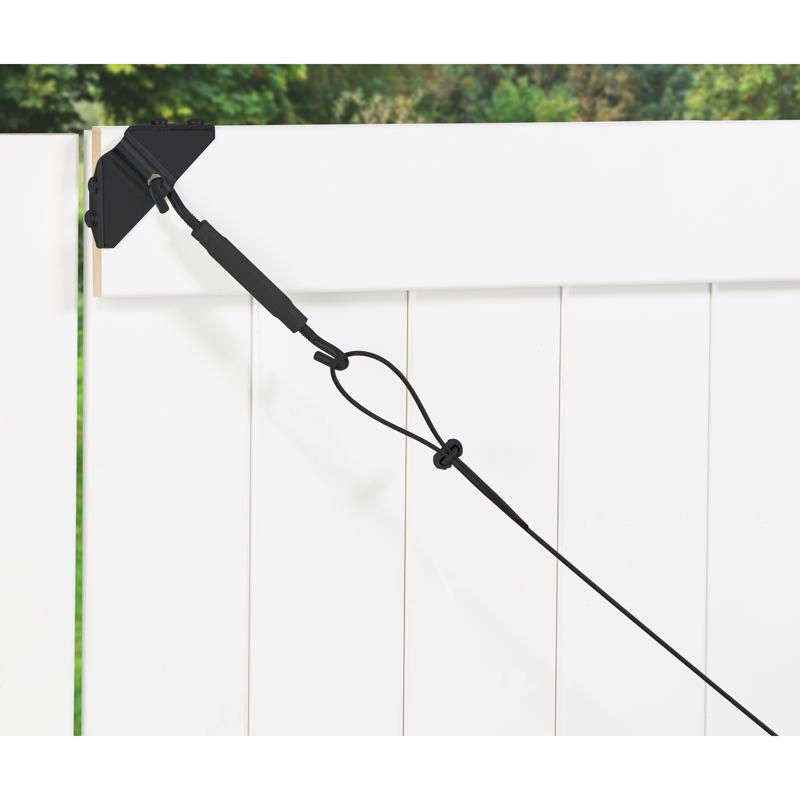 National Hardware Black Steel Anti-Sag Gate Kit