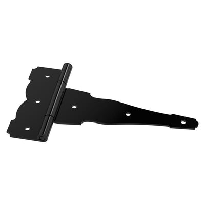 National Hardware 10 in. L Black Ornamental T Hinge