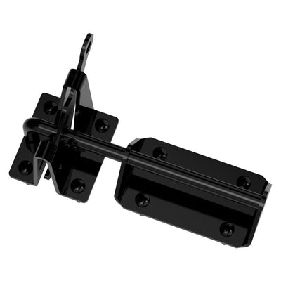 National Hardware 7.57 in. L Black Steel Gate Latch