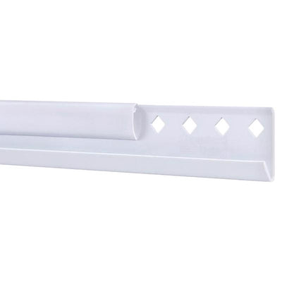 Organized Living Freedom Rail 2.25 in. H X 0.5 in. W X 24 in. L Epoxy Coated Steel Hanging Rail