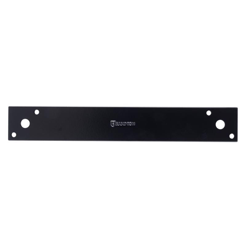 Hampton 10 in. H X 1.5 in. W X 1/8 in. D Black Steel Strap Brace