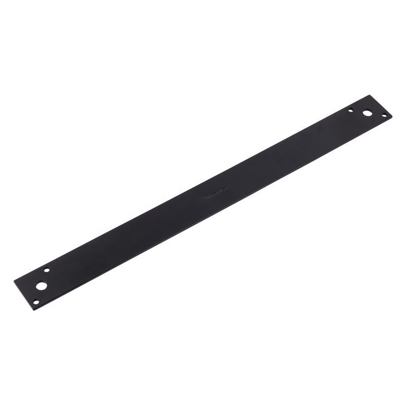 Hampton 17 in. H X 1.5 in. W X 1/8 in. D Black Steel Strap Brace
