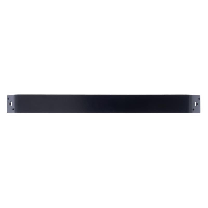 Hampton 16.3 in. H X 1.5 in. W X 1/8 in. D Black Steel Inside Strap Brace