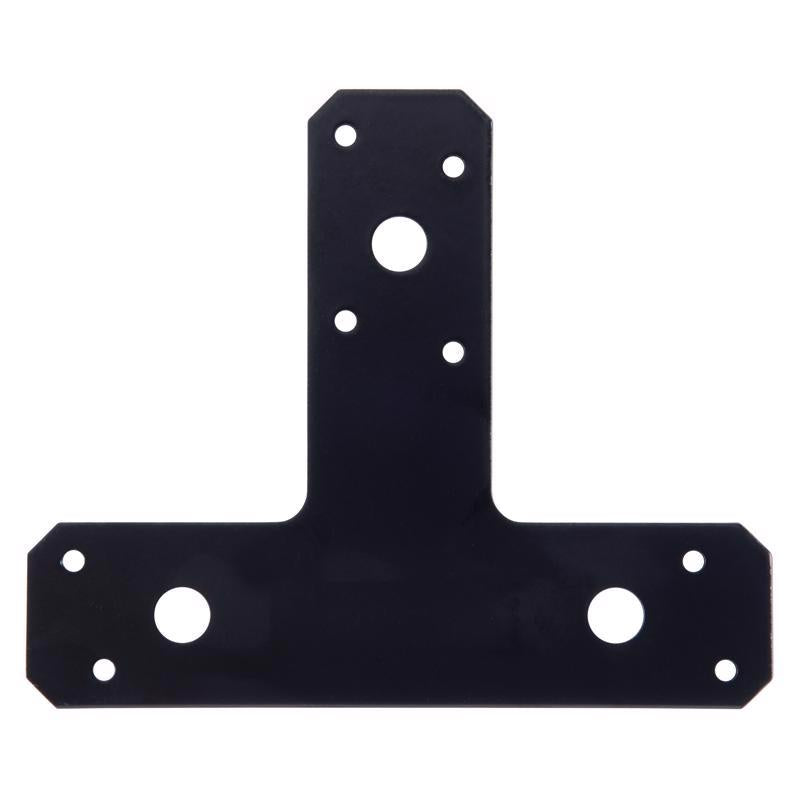 Hampton 11/16 in. H X 5 in. W X 6 in. L Black Steel T-Plate