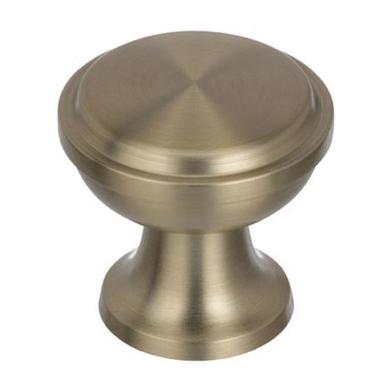 Amerock Westerly Round Cabinet Knob 1-3/16 in. D 1-3/16 in. Golden Champagne