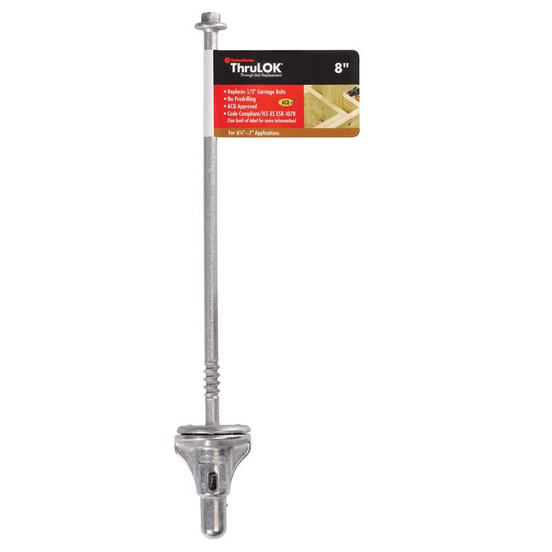 FastenMaster ThruLOK 1/2 in. X 8 in. L Hex Galvanized Steel Lag Screw