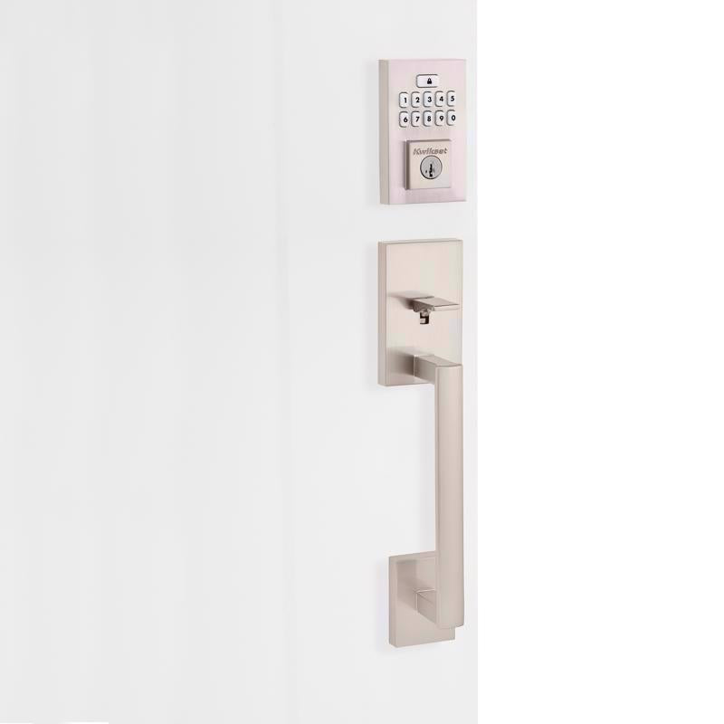 Kwikset SmartCode Satin Nickel Metal Electronic Touch Pad Deadbolt