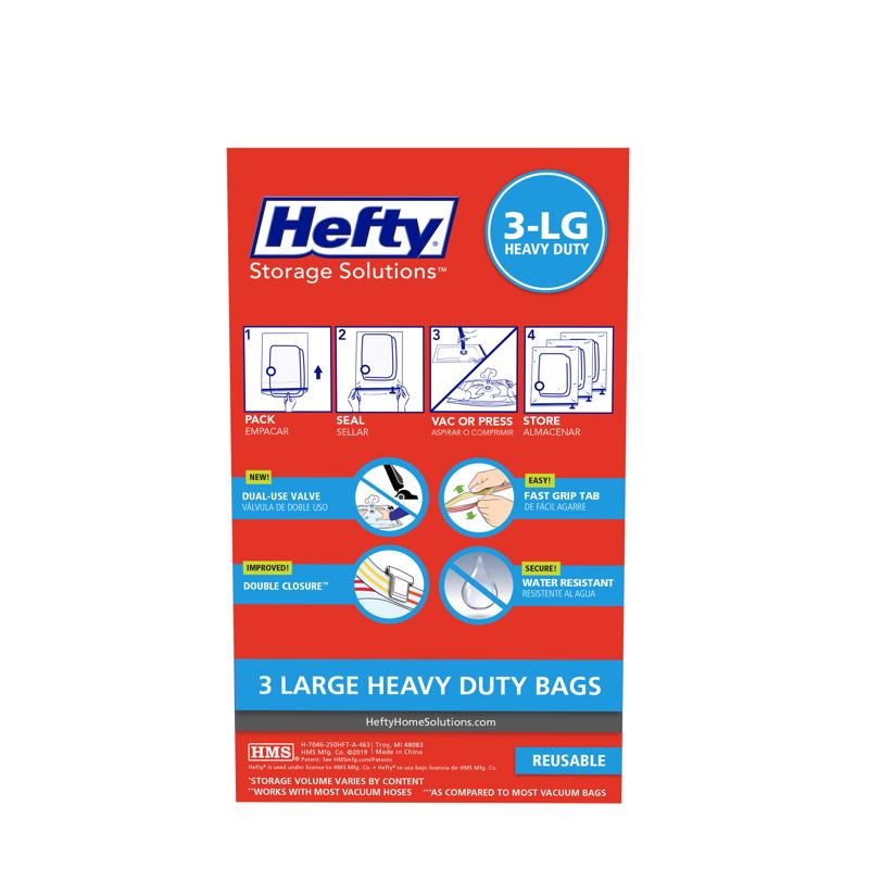 Hefty Shrink-Pak Clear Vaccum Storage Bag