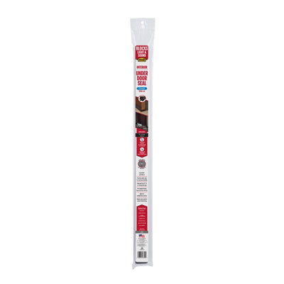 M-D Building Products CINCH Brown Vinyl Door Bottom For Doors 32 in. L X 1.38 in.