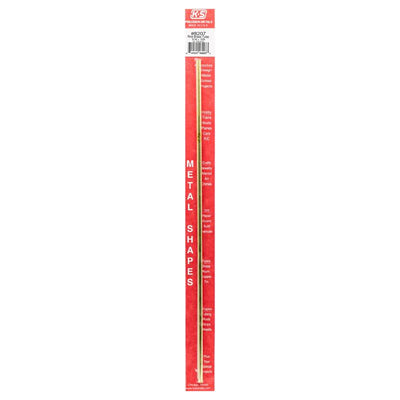 K&S 3/16 in. D X 12 in. L Round Brass Tube