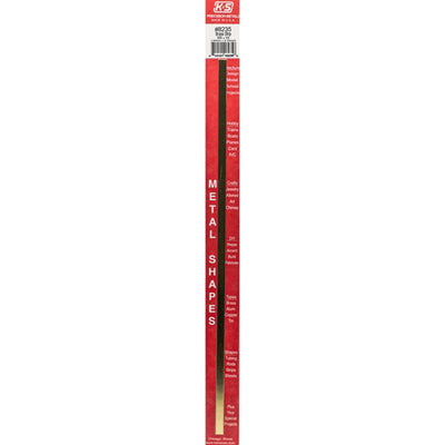 K&S 0.03 in. X 0.25 in. W X 12 in. L Galvanized Brass Plain Metal Strip