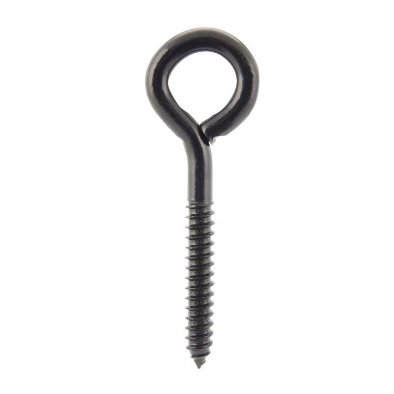 Wright 1/2 in. D X 5-1/2 in. L Black Steel Lag Screw Eye 350 lb
