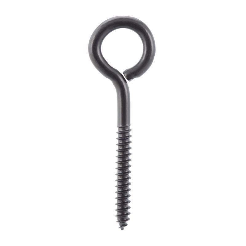 Wright 5/16 in. D X 4 in. L Black Steel Lag Screw Eye 225 lb