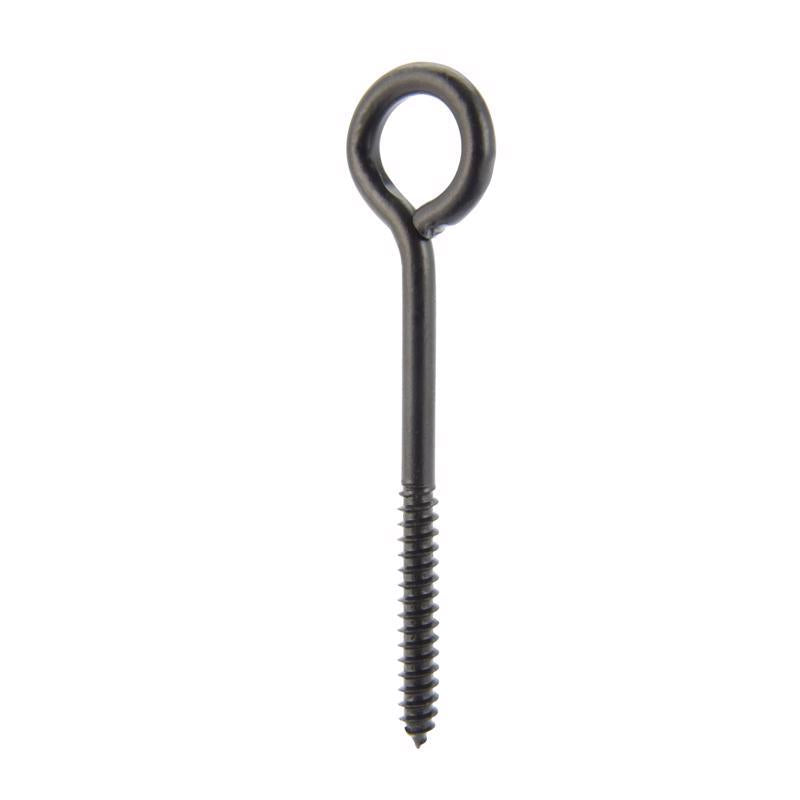 Wright 5/16 in. D X 5 in. L Black Steel Lag Screw Eye 225 lb
