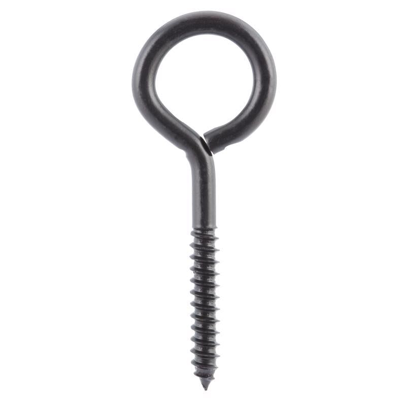 Wright 3/8 in. D X 4-1/2 in. L Black Steel Lag Screw Eye 325 lb
