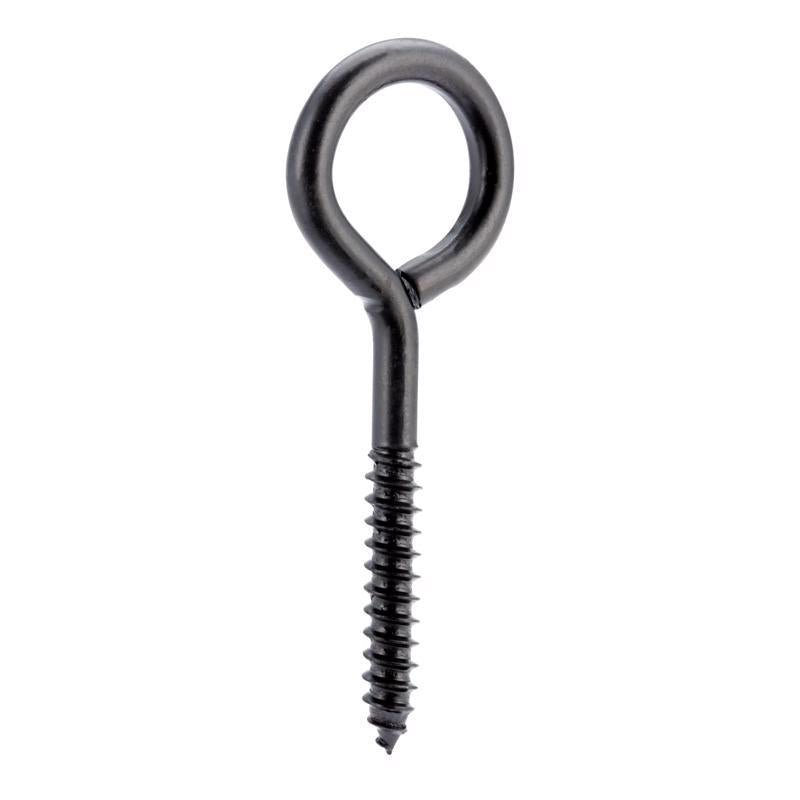 Wright 3/8 in. D X 4-1/2 in. L Black Steel Lag Screw Eye 325 lb