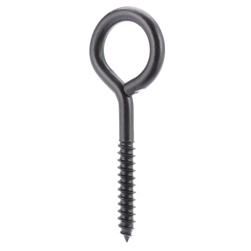 Wright 3/8 in. D X 4-1/2 in. L Black Steel Lag Screw Eye 325 lb