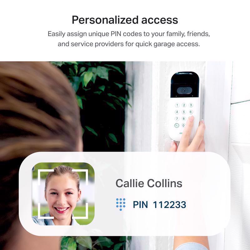 Chamberlain My Q Smart Garage 1 Door Video Keypad For WIFI