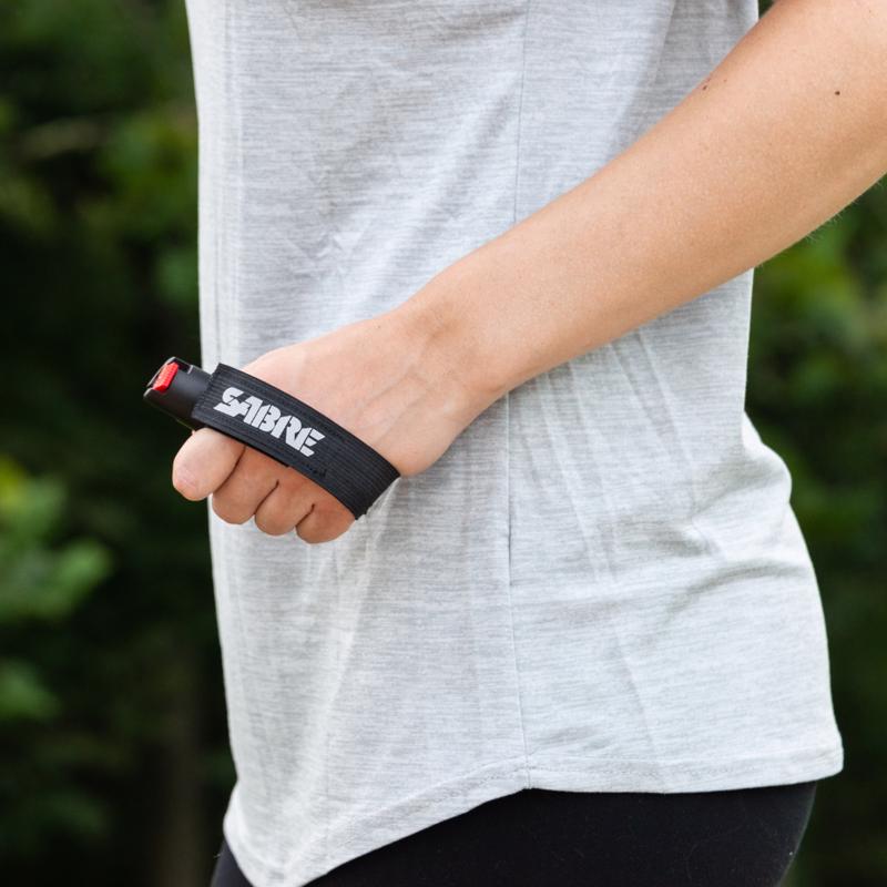 Sabre Runner Black Plastic Pepper Spray