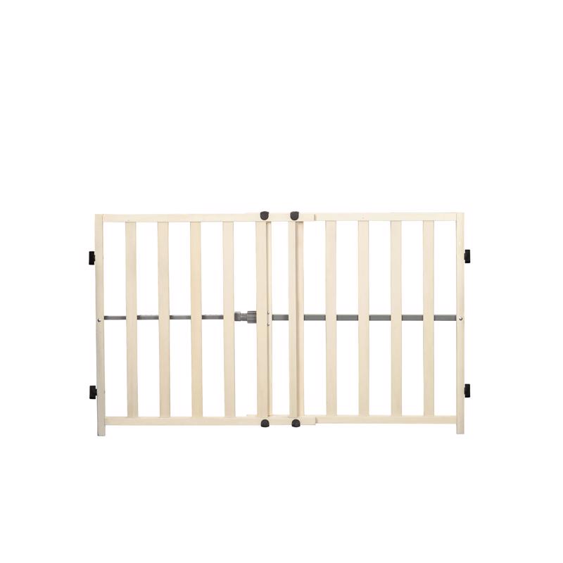 Regalo Ivory Wood Expandable Baby Gate