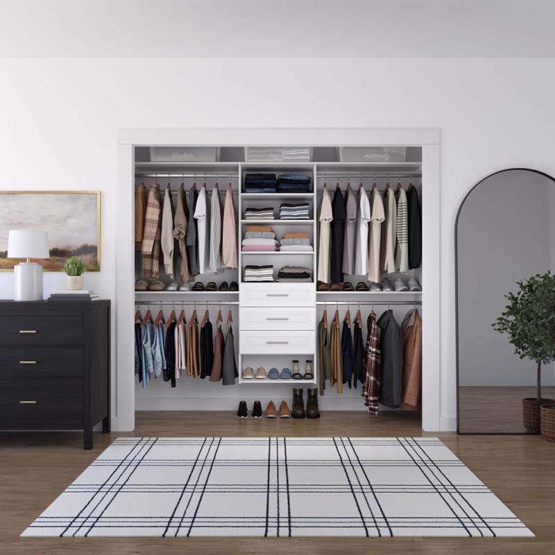 Easy Track Deluxe 8 in. H X 14 in. W X 24 in. L Wood Laminate Drawer
