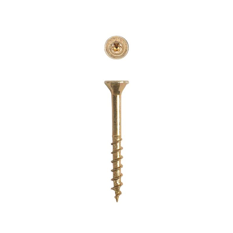 SPAX Multi-Material No. 8 in. X 1-1/2 in. L T-20+ Flat Head Serrated Construction Screws