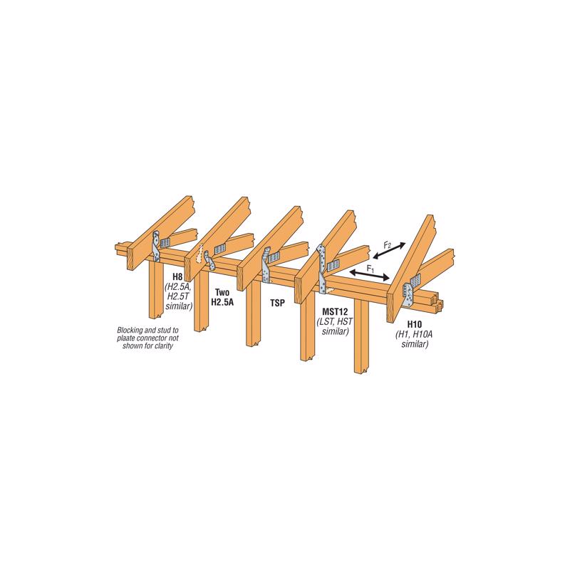 Simpson Strong-Tie 48 in. H X 2.06 in. W 12 Ga. Galvanized Steel Strap