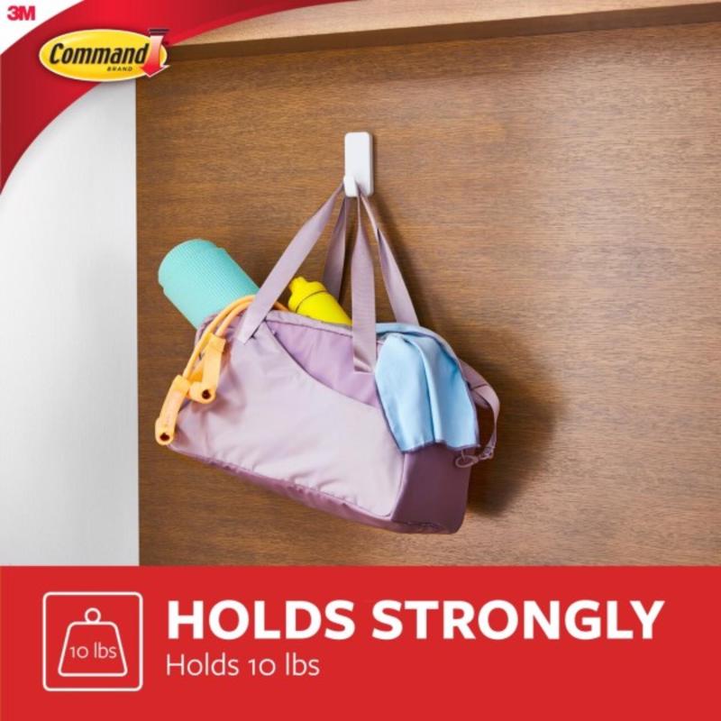 3M Command Extra Large Plastic Hook 4.47 in. L