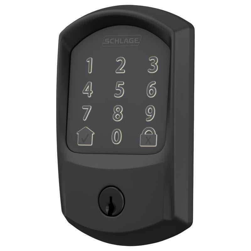 Schlage Encode Matte Black Metal Wi-Fi Deadbolt