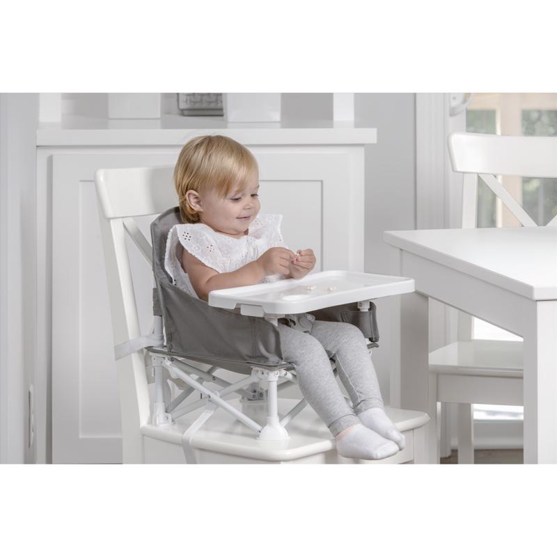 Regalo My Chair Gray Metal/Nylon Portable Booster Seat