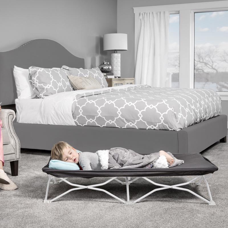 Regalo My Cot Gray Metal Toddler Bed