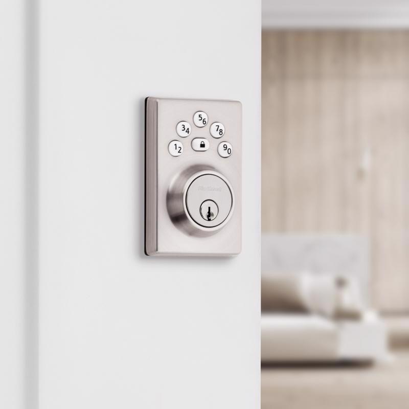 Kwikset Powerbolt Satin Nickel Zinc Electronic Deadbolt
