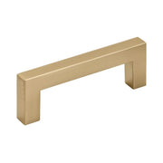Amerock Contemporary Bar Cabinet Pull 3 in. Champagne Bronze Gold