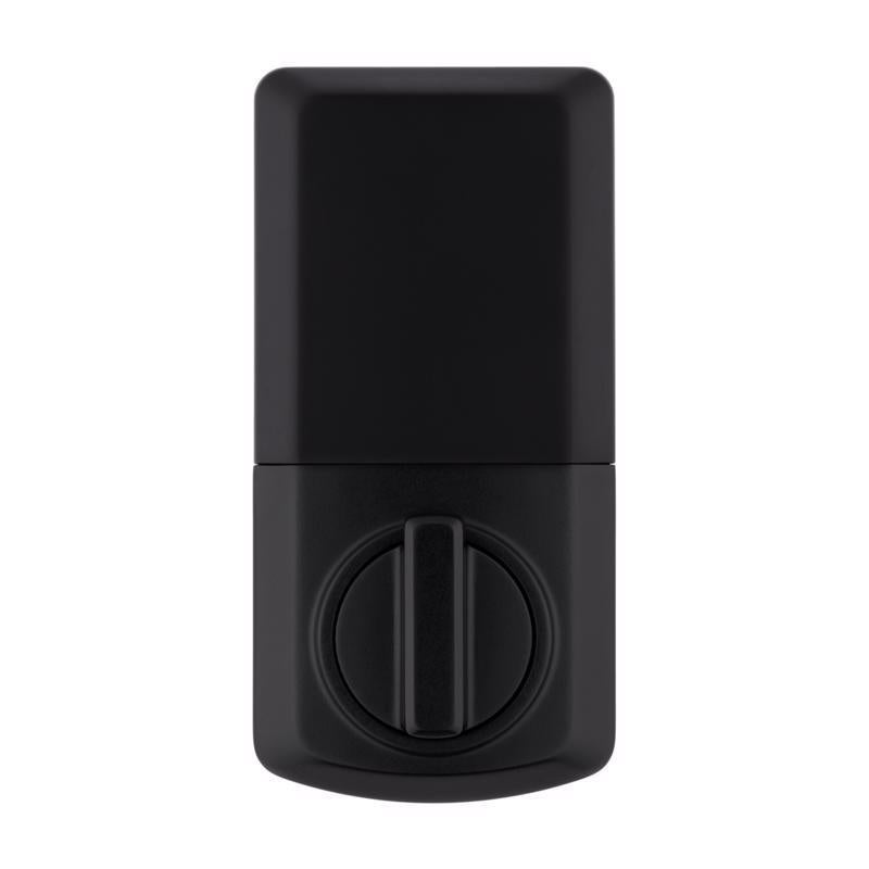 Kwikset Powerbolt Polished Brass Zinc Electronic Deadbolt