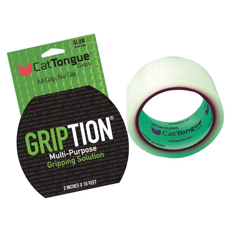 CatTongue Grips Gription Roll White Anti-Slip Tape 2 in. W X 10 ft. L