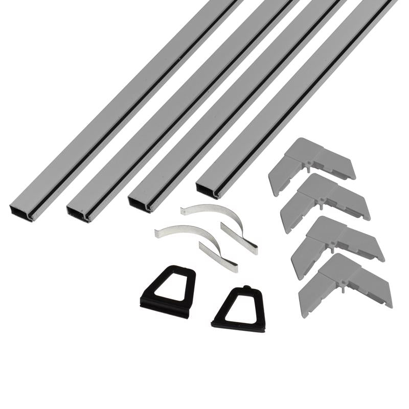 Phifer Wire Mill Gray Aluminum 5/16 in. W X 60 in. L Screen Frame Kit