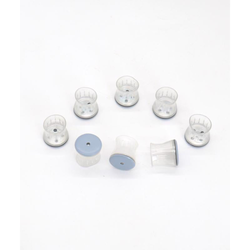Projex Gray 1 in. Push-On Polymer Chair Glide 8 pk