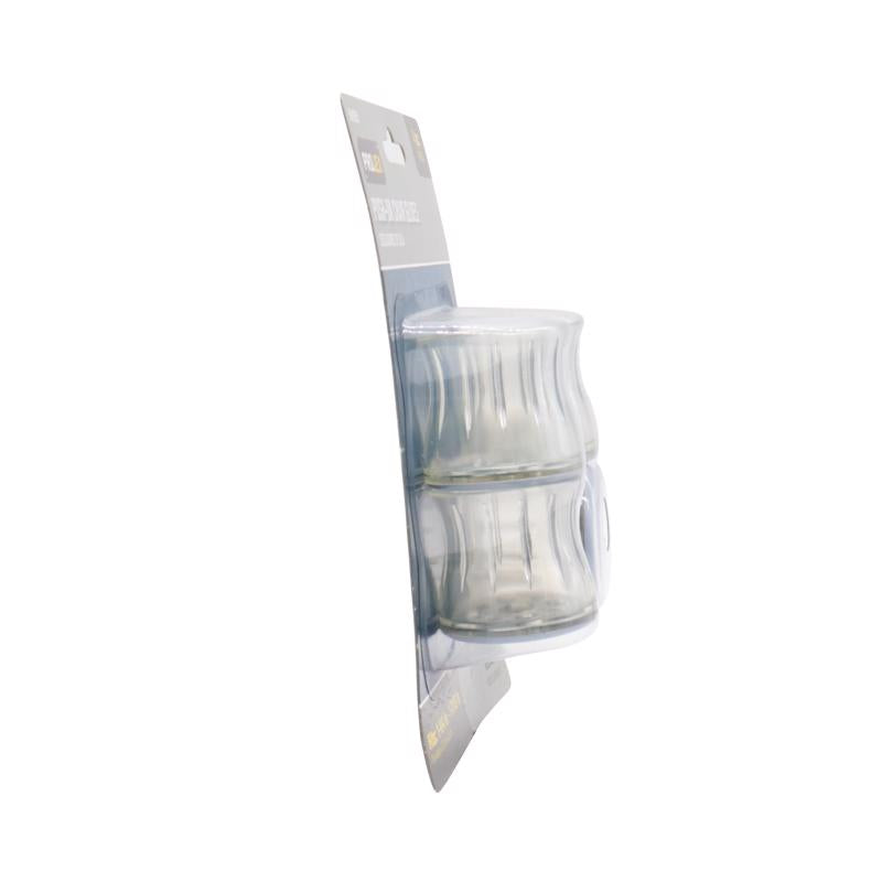Projex Gray 1-5/8 in. Push-On Polymer Chair Glide 4 pk