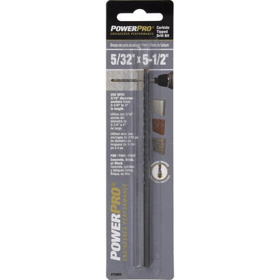 HILLMAN Power Pro 5/32 in. X 5-1/2 in. L Carbon Steel Drill Bit